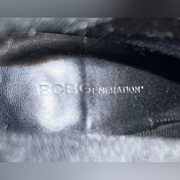 BCBGeneration Slouchy Short Leather Heeled Boots, Black, Size 8, Great Condition - Picture 8 of 16